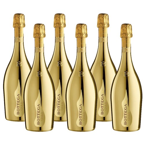 Crate of 6 Bottega Gold Prosecco 75cl Prosecco